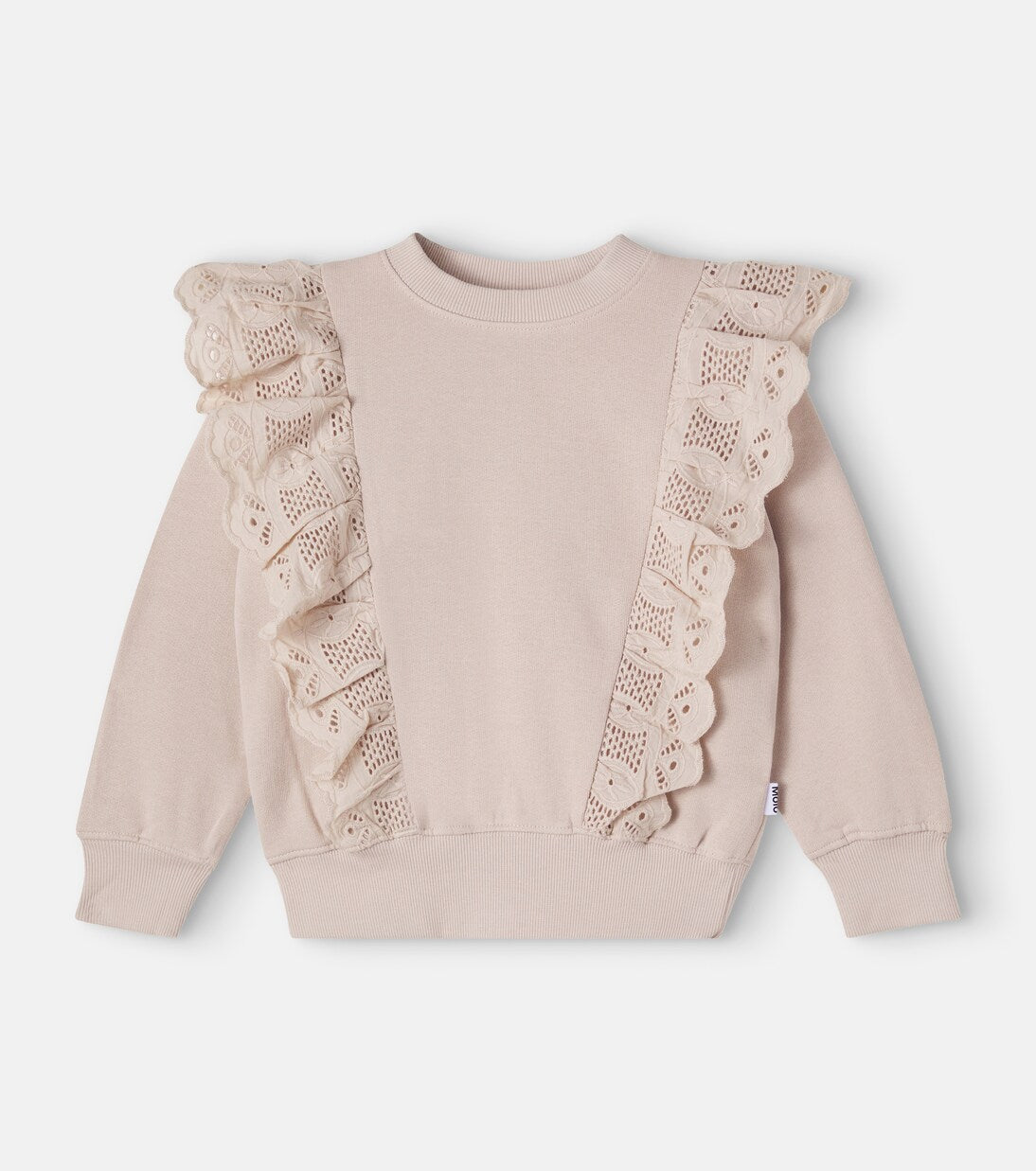 Molo - Maro lace-trimmed cotton jersey sweatshirt