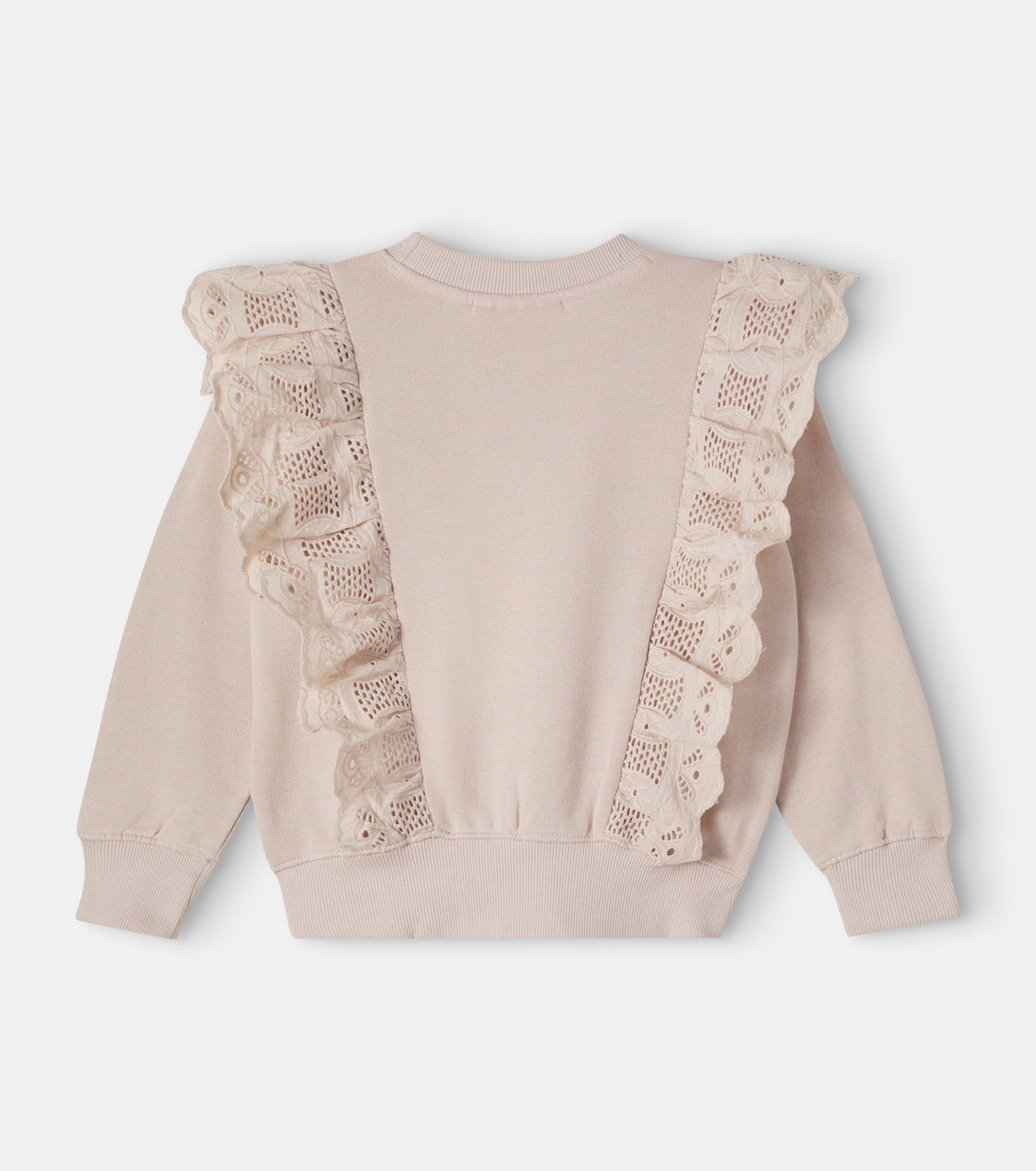 Molo - Maro lace-trimmed cotton jersey sweatshirt