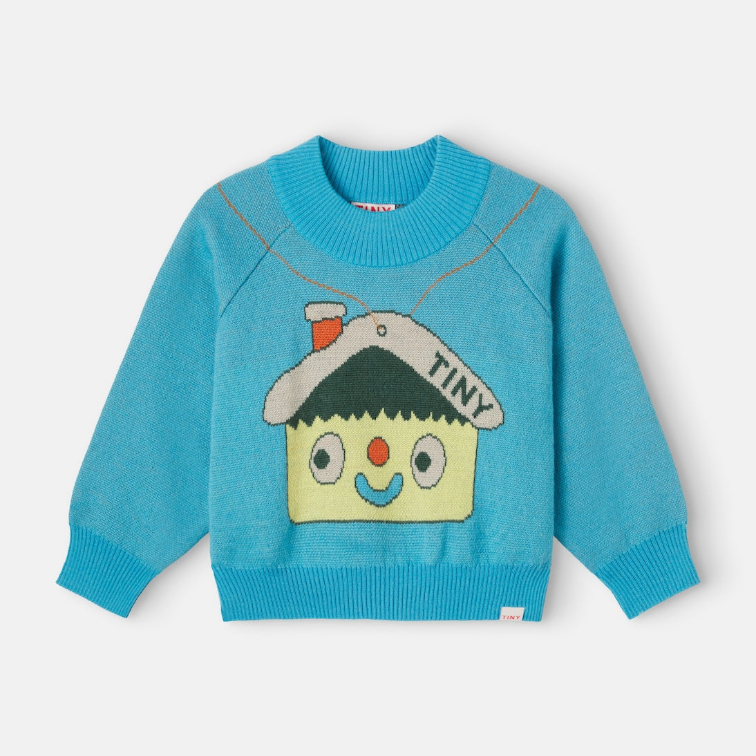 Tinycottons - Smiley Cottage wool-blend sweater