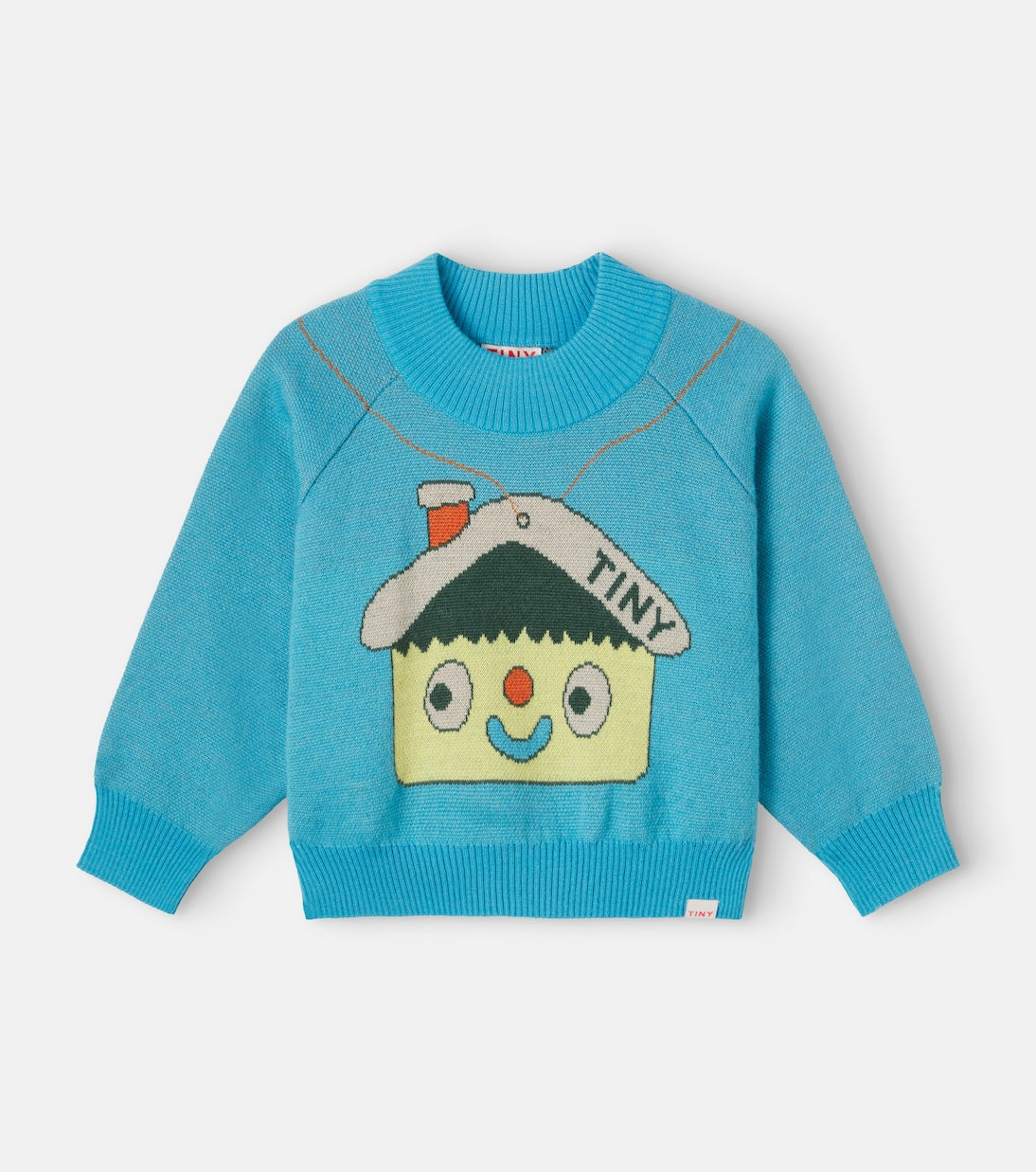 Tinycottons - Smiley Cottage wool-blend sweater