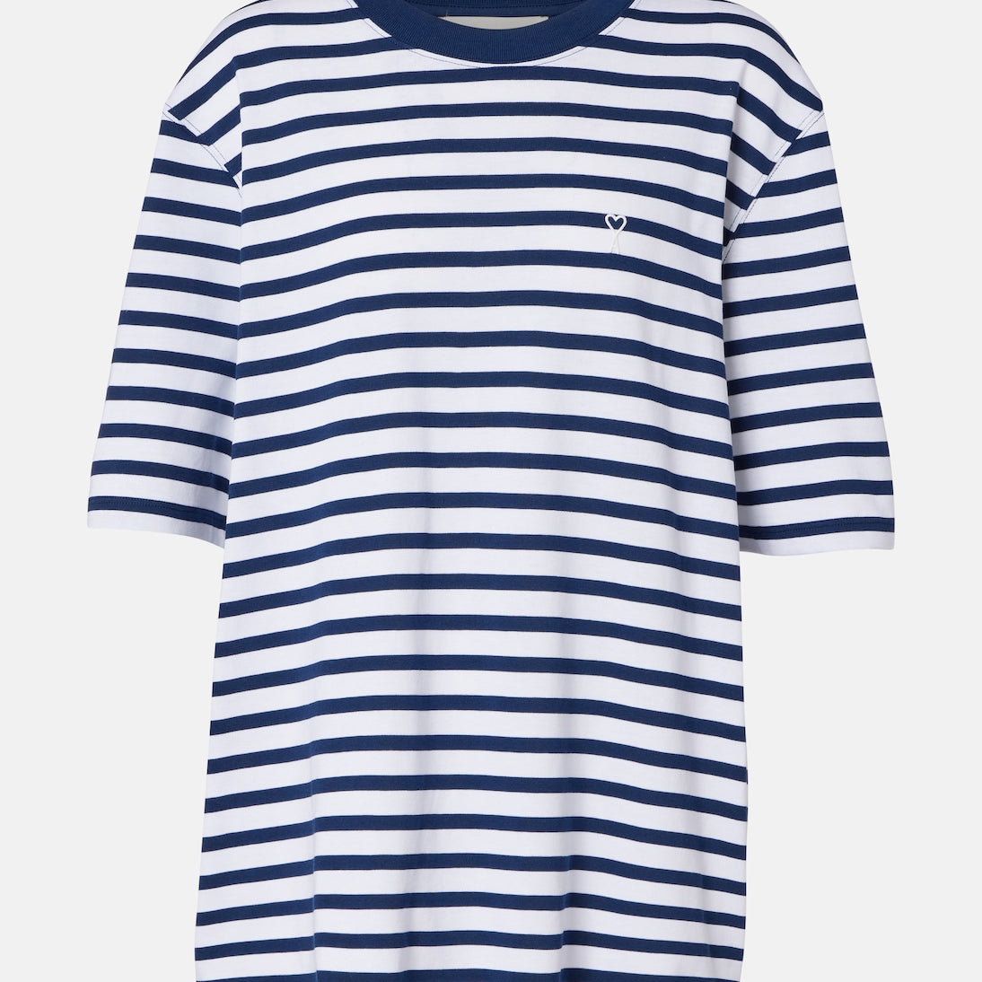 Ami Paris - Striped cotton jersey T-shirt