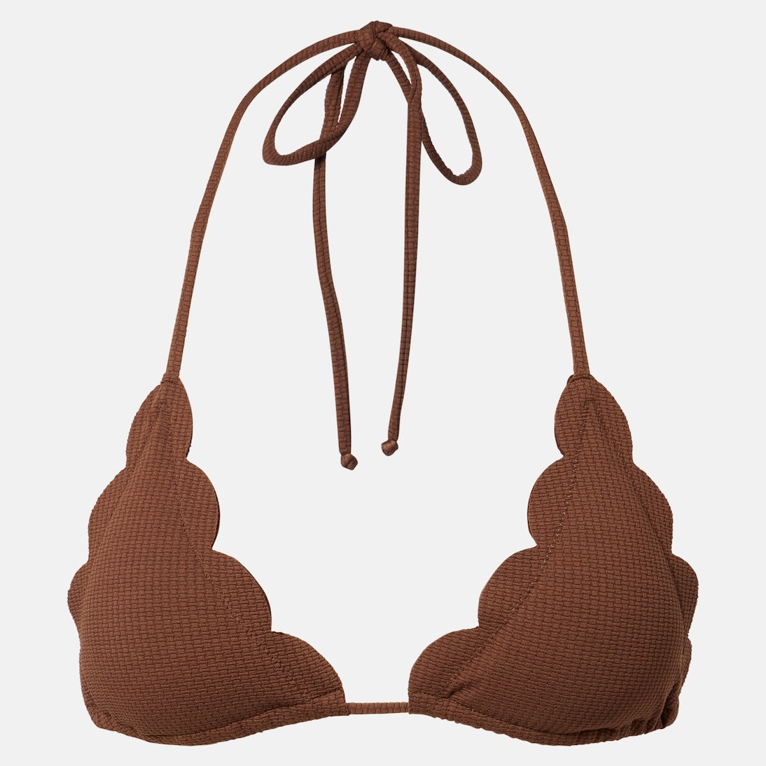 Marysia - Broadway scalloped bikini top