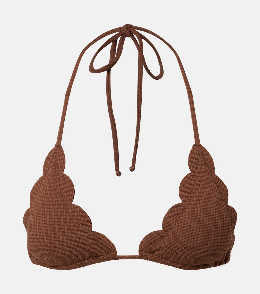 Marysia - Broadway scalloped bikini top