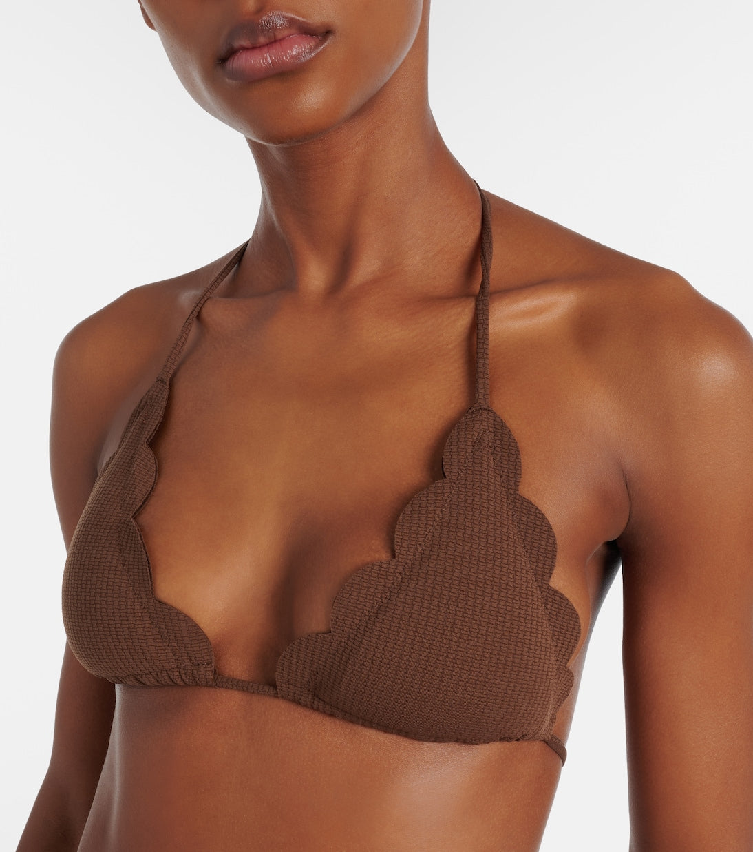 Marysia - Broadway scalloped bikini top