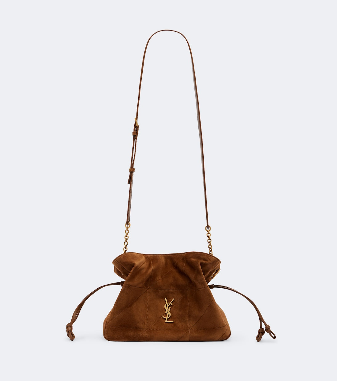 Saint Laurent - Jamie quilted suede shoulder bag