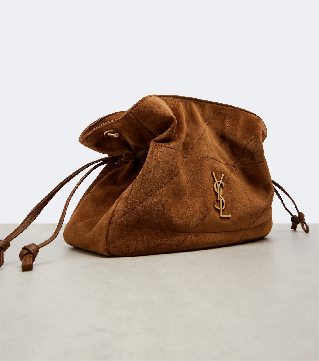 Saint Laurent - Jamie quilted suede shoulder bag