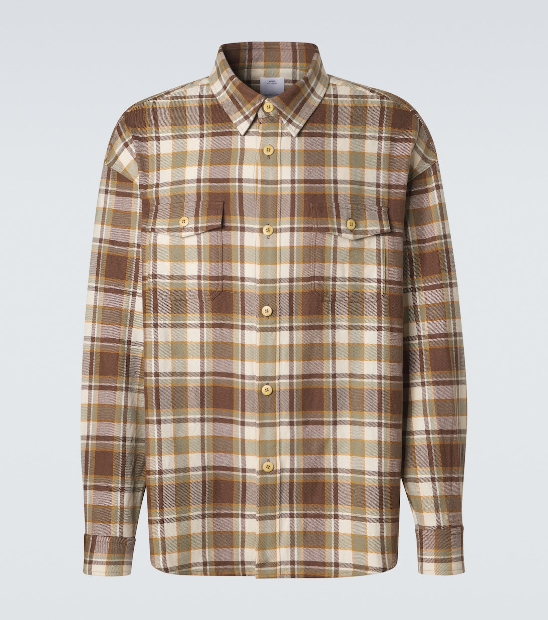 Visvim - Lumber plaid wool and linen shirt