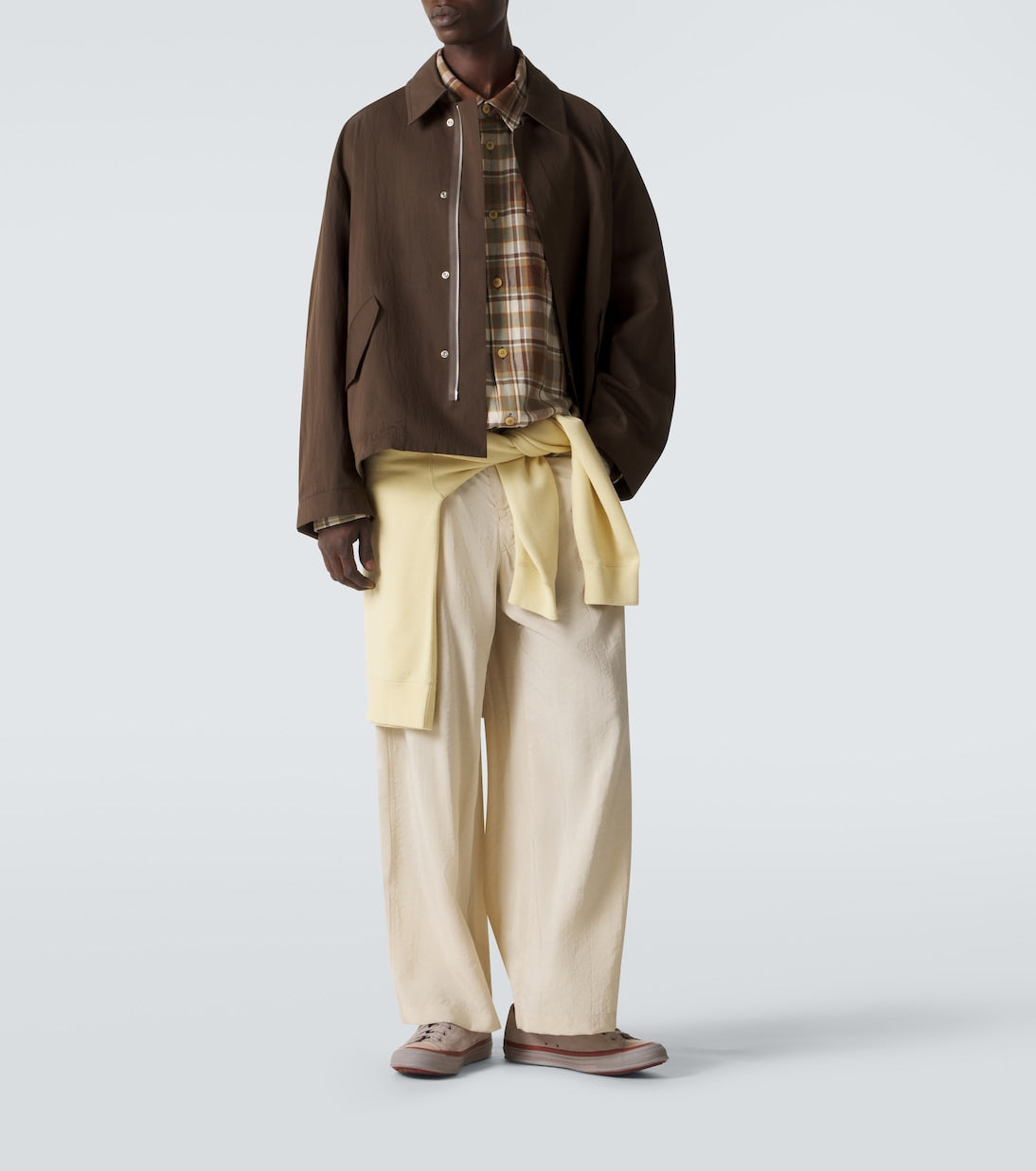 Visvim - Lumber plaid wool and linen shirt