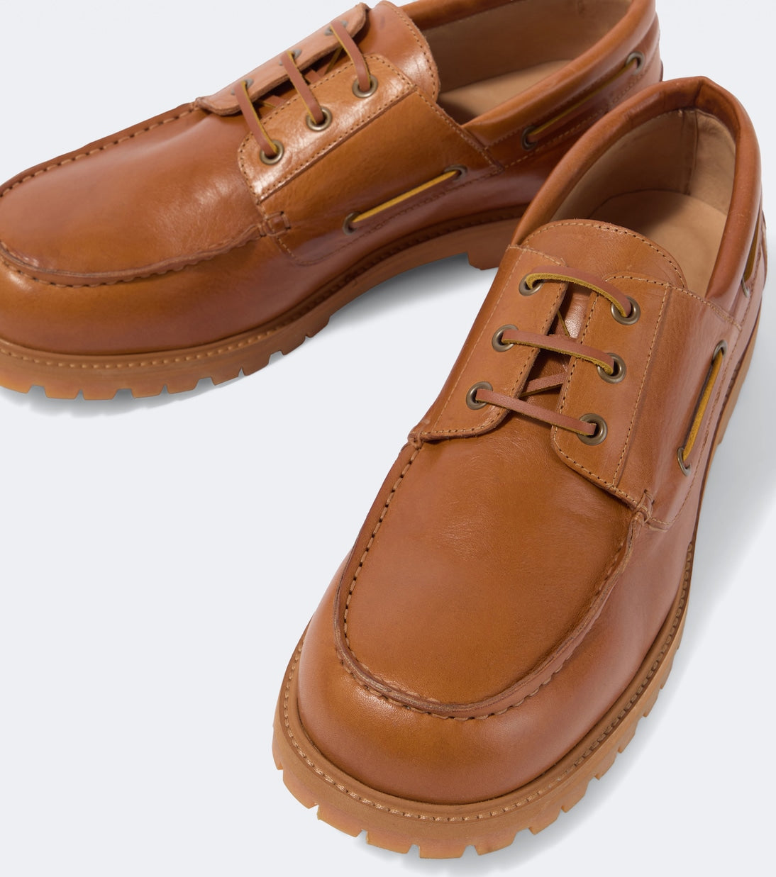 Studio Nicholson - Gusto leather boat shoes