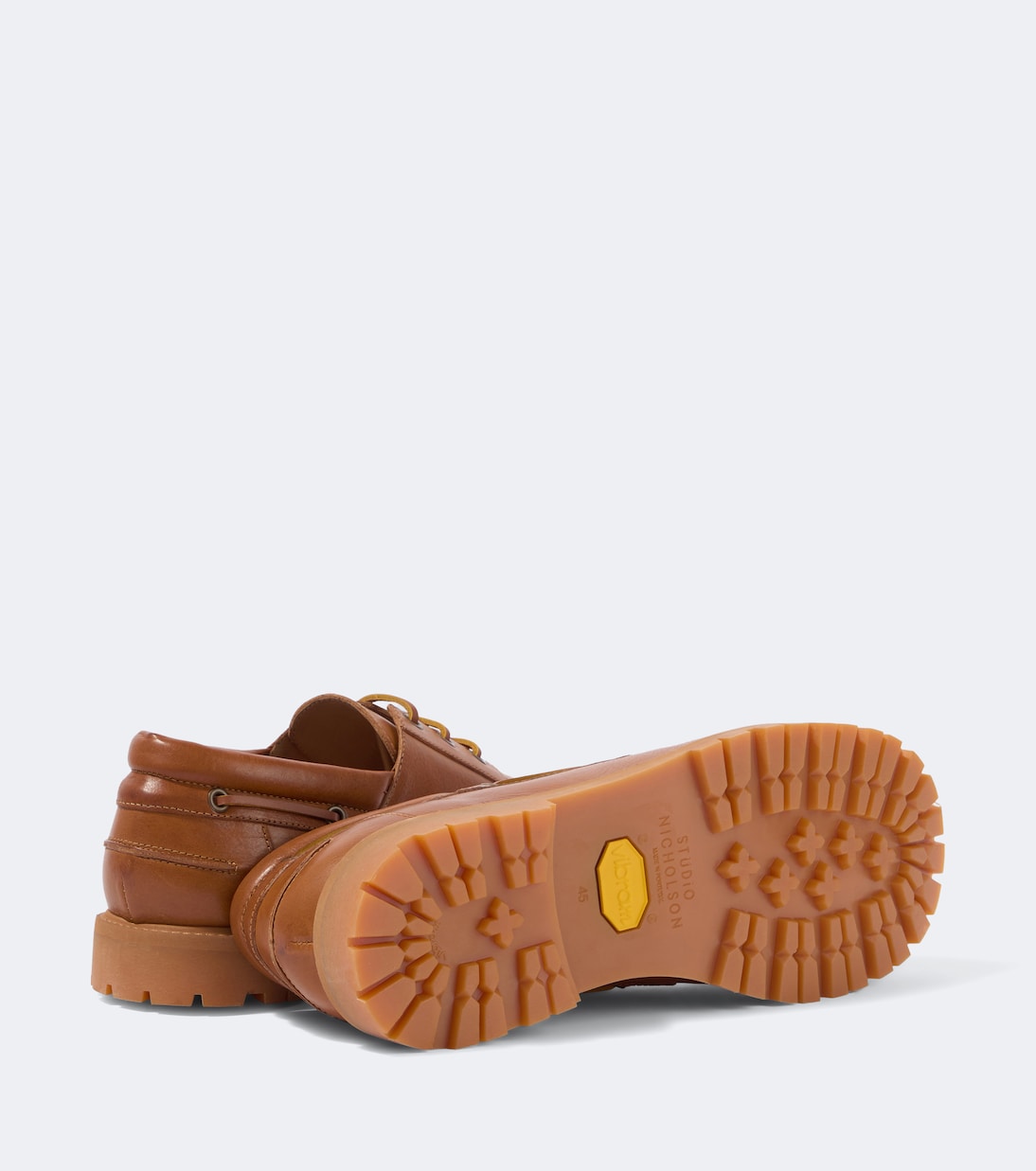 Studio Nicholson - Gusto leather boat shoes