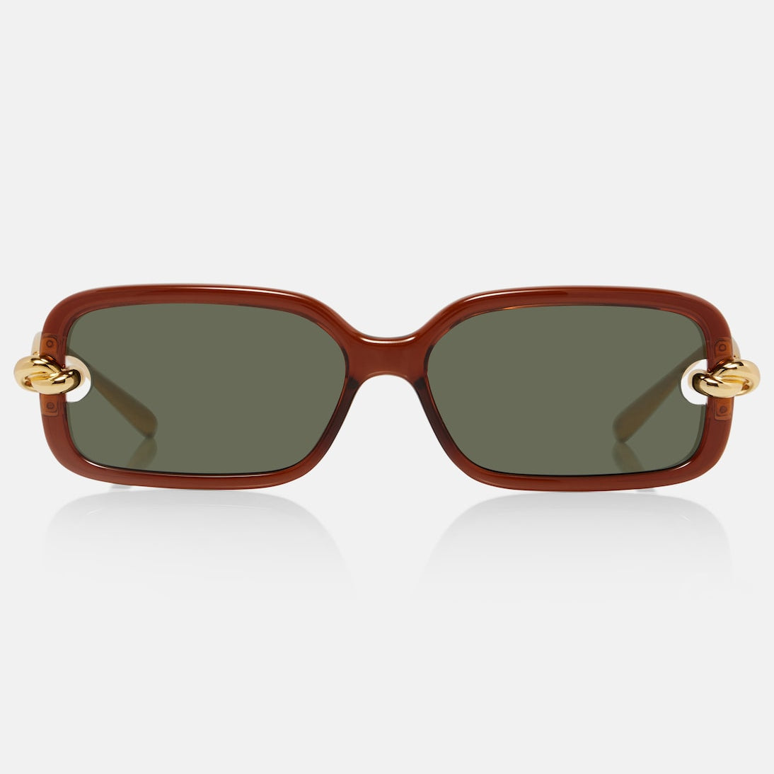 Bottega Veneta - Knot rectangular sunglasses
