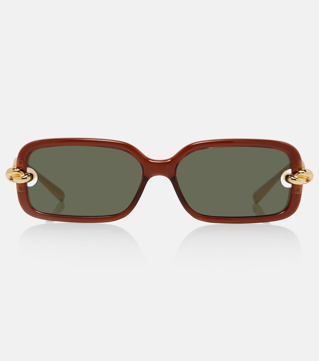 Bottega Veneta - Knot rectangular sunglasses