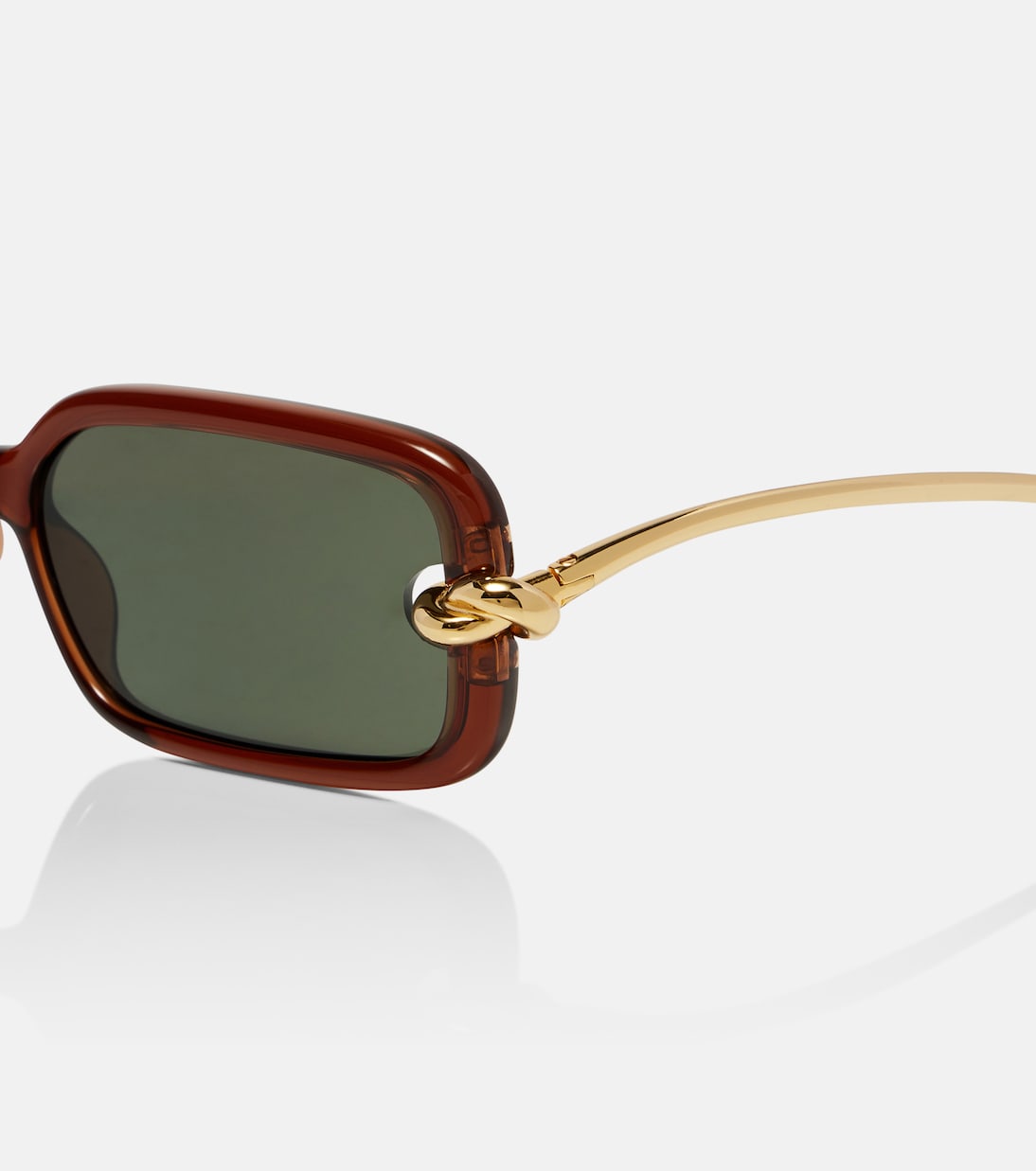Bottega Veneta - Knot rectangular sunglasses