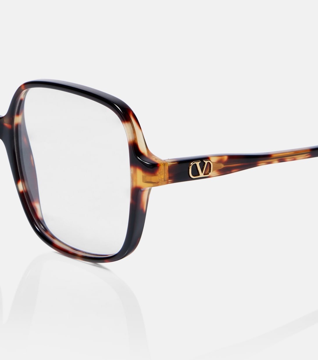 Valentino Garavani - Light V VLogo oversized glasses