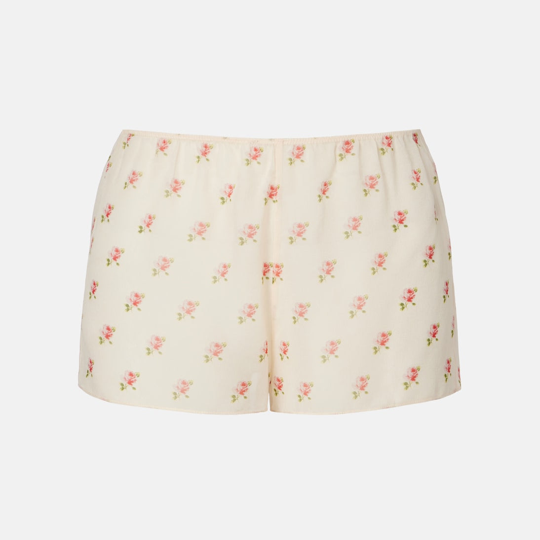 Khaite - Tilly floral silk organza shorts