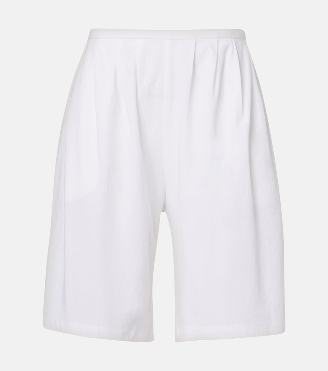 Khaite - Poppy cotton Bermuda shorts