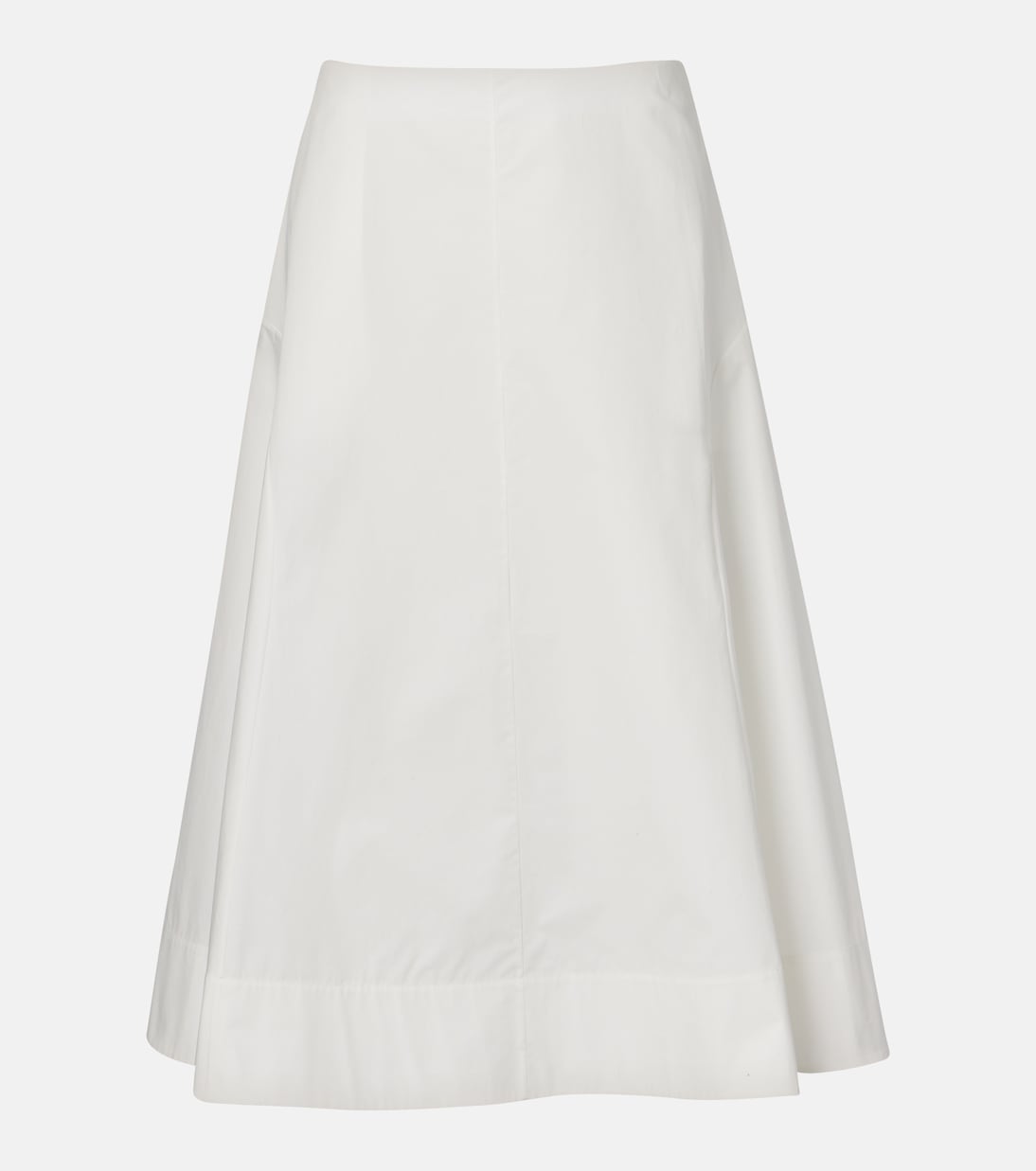 Khaite - Artin cotton midi skirt