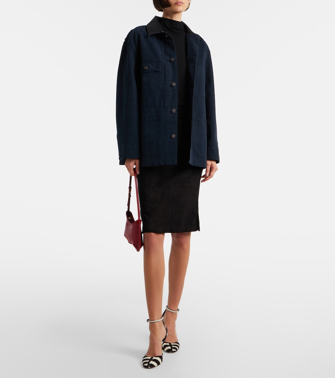 Stouls - Gin suede miniskirt