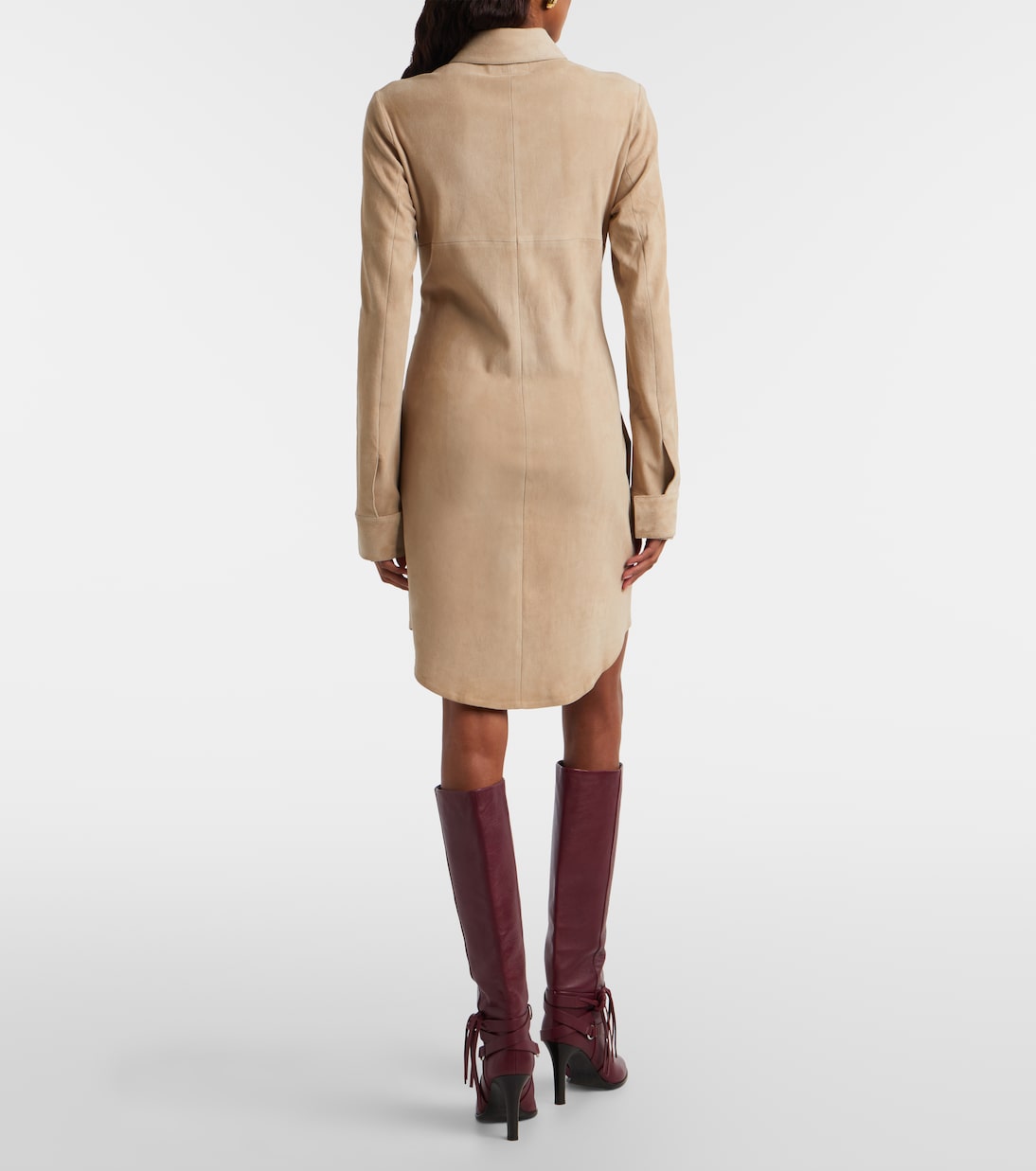 Stouls - Geraldine suede shirt dress