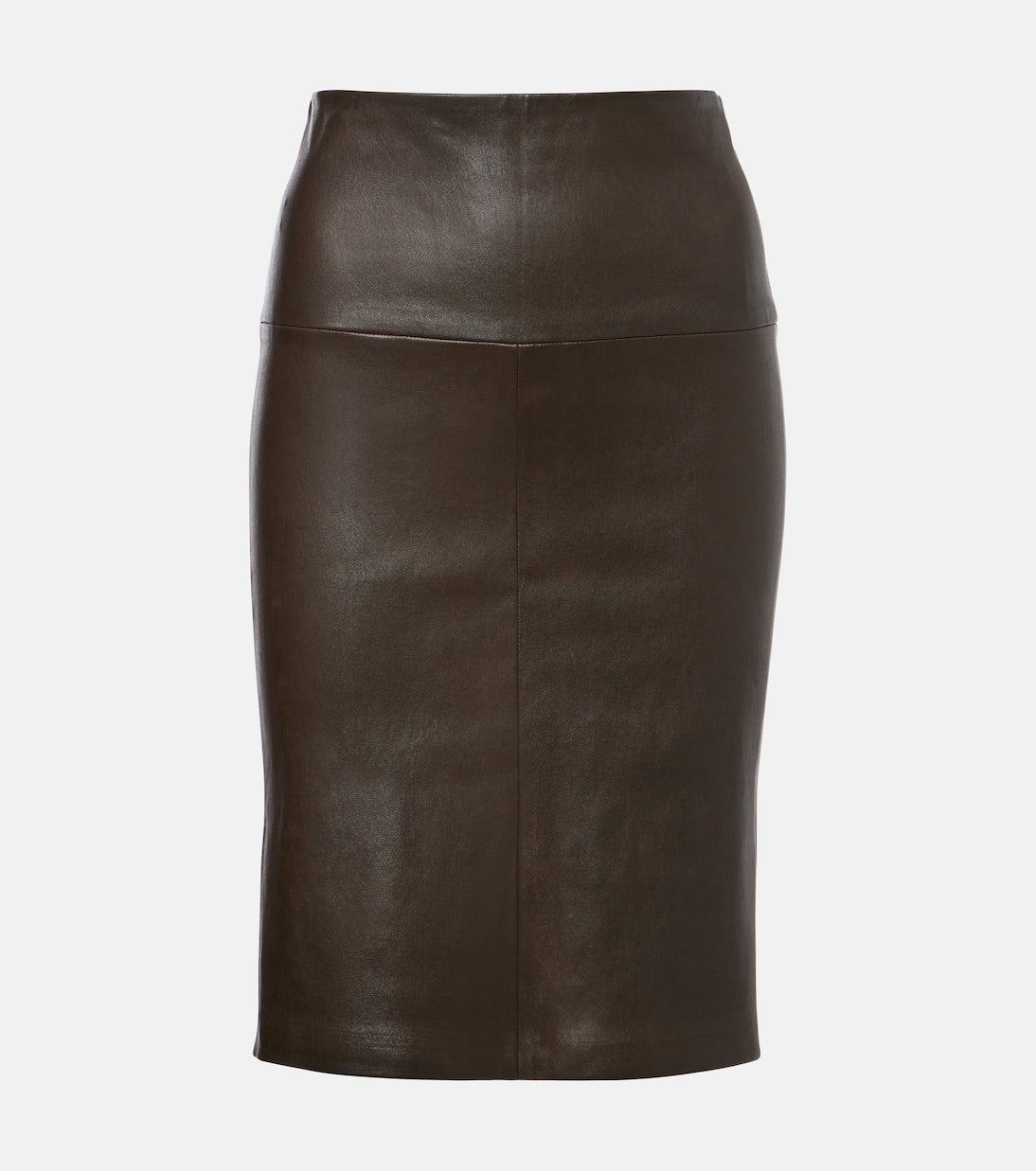 Stouls - Gin leather midi skirt