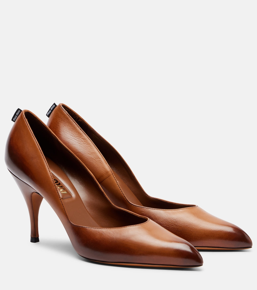 Miu Miu - 85 leather pumps