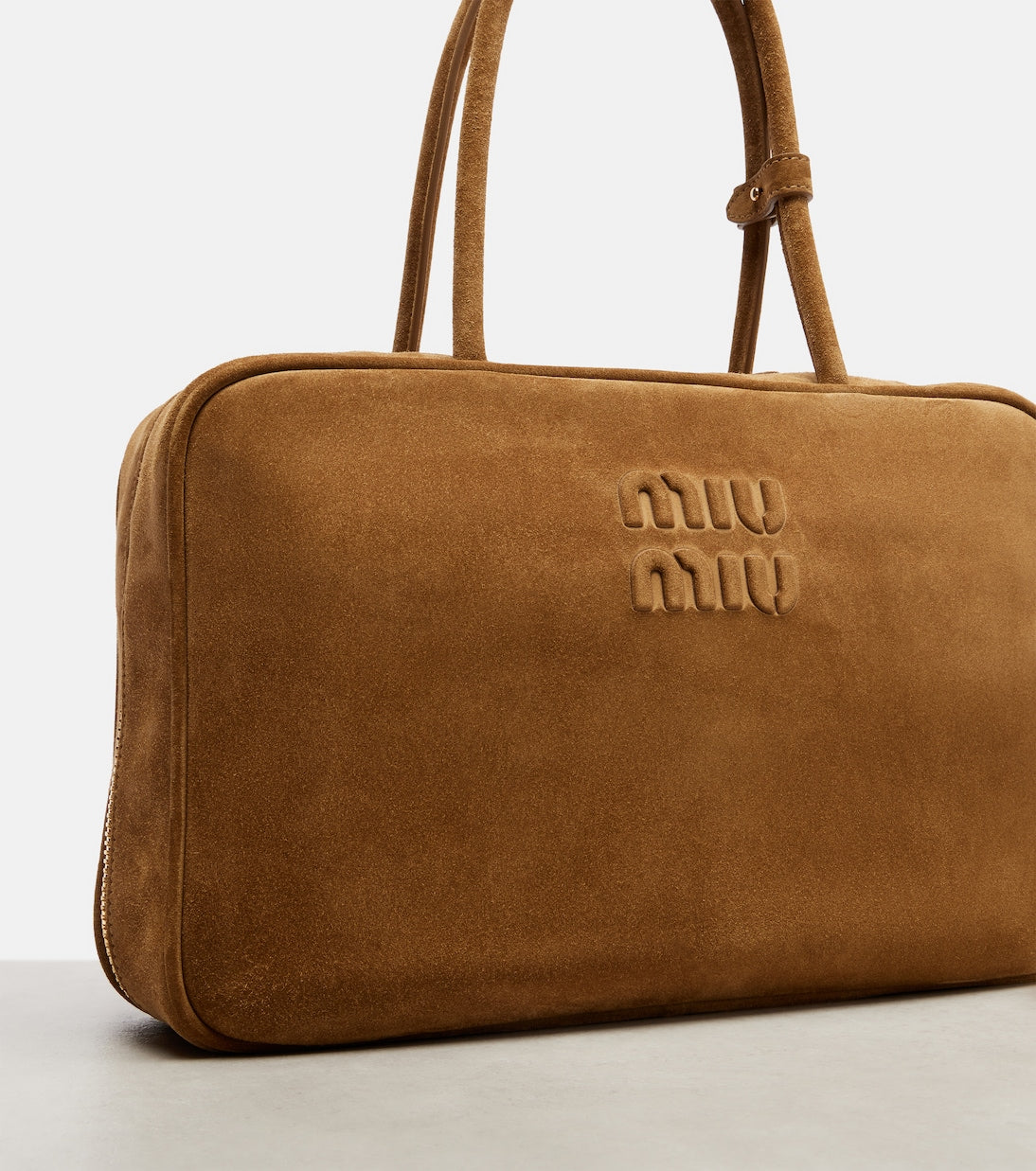 Miu Miu - Beau Large suede tote bag