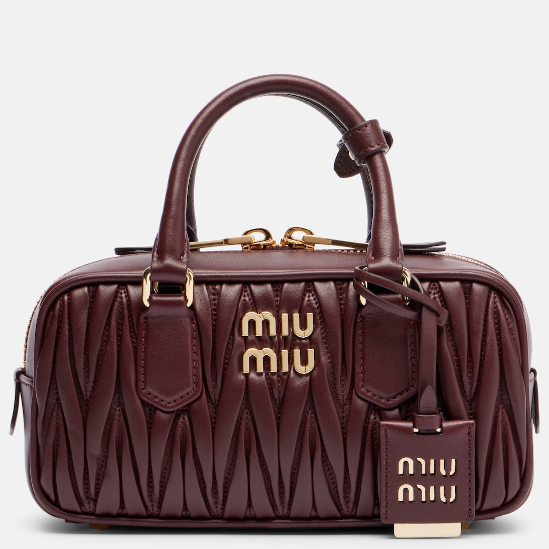Miu Miu - Arcadie matelassé leather top-handle bag