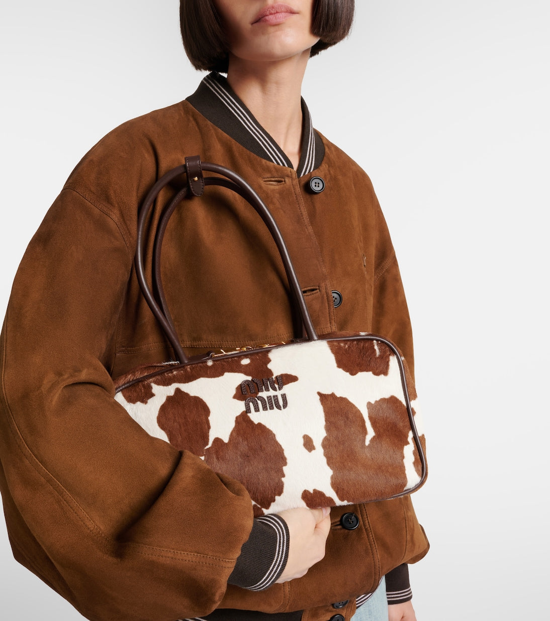 Miu Miu - Beau Medium calf hair shoulder bag