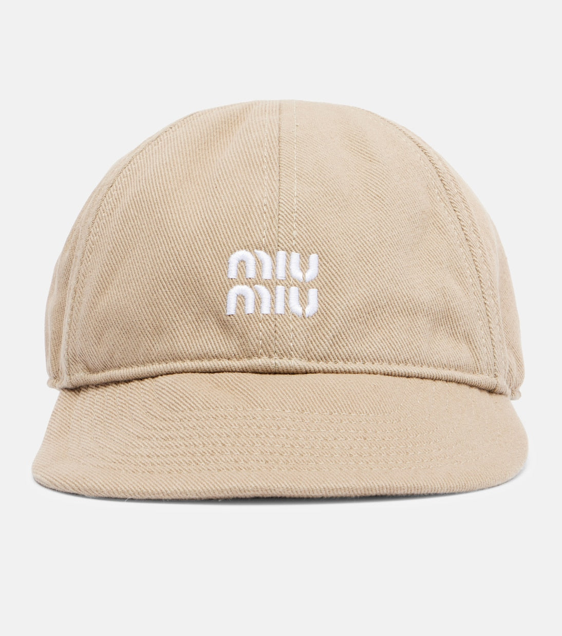 Miu Miu - Logo denim baseball cap