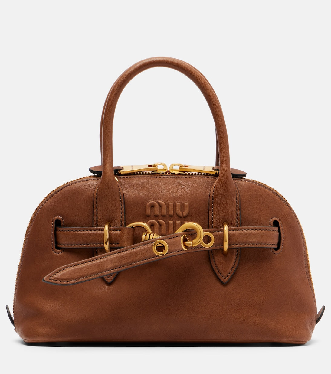 Miu Miu - Adventure leather tote bag