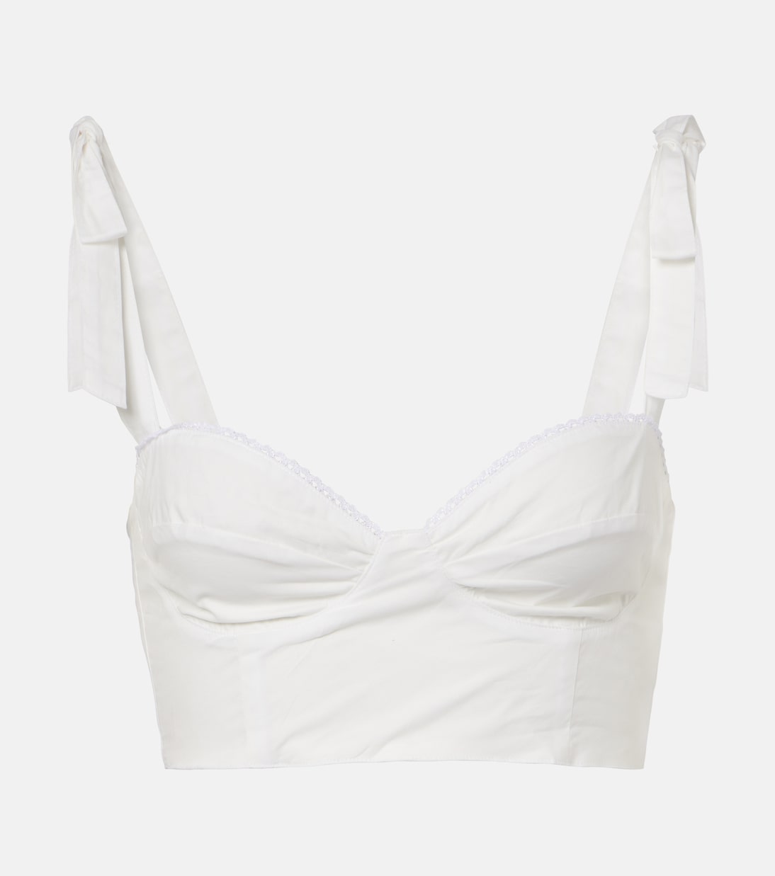 Bananhot - Alba cotton poplin crop top