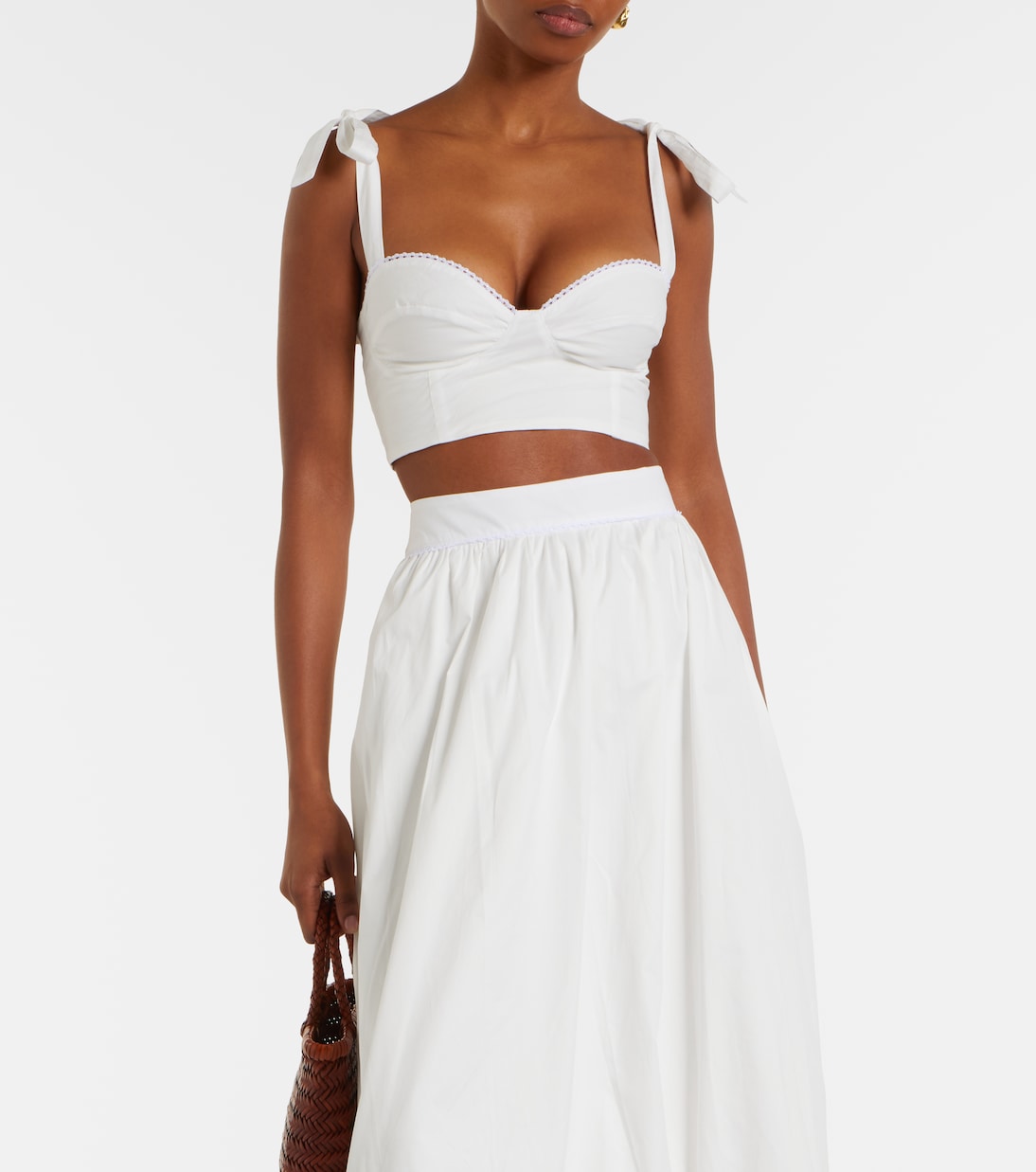 Bananhot - Alba cotton poplin crop top
