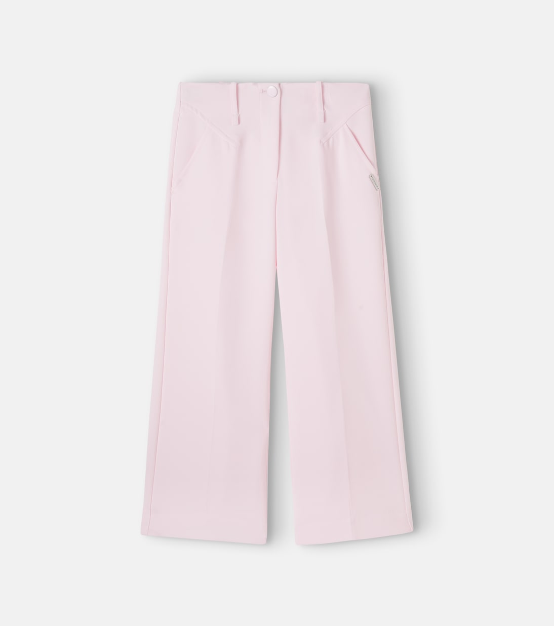 Monnalisa - Logo wide-leg pants