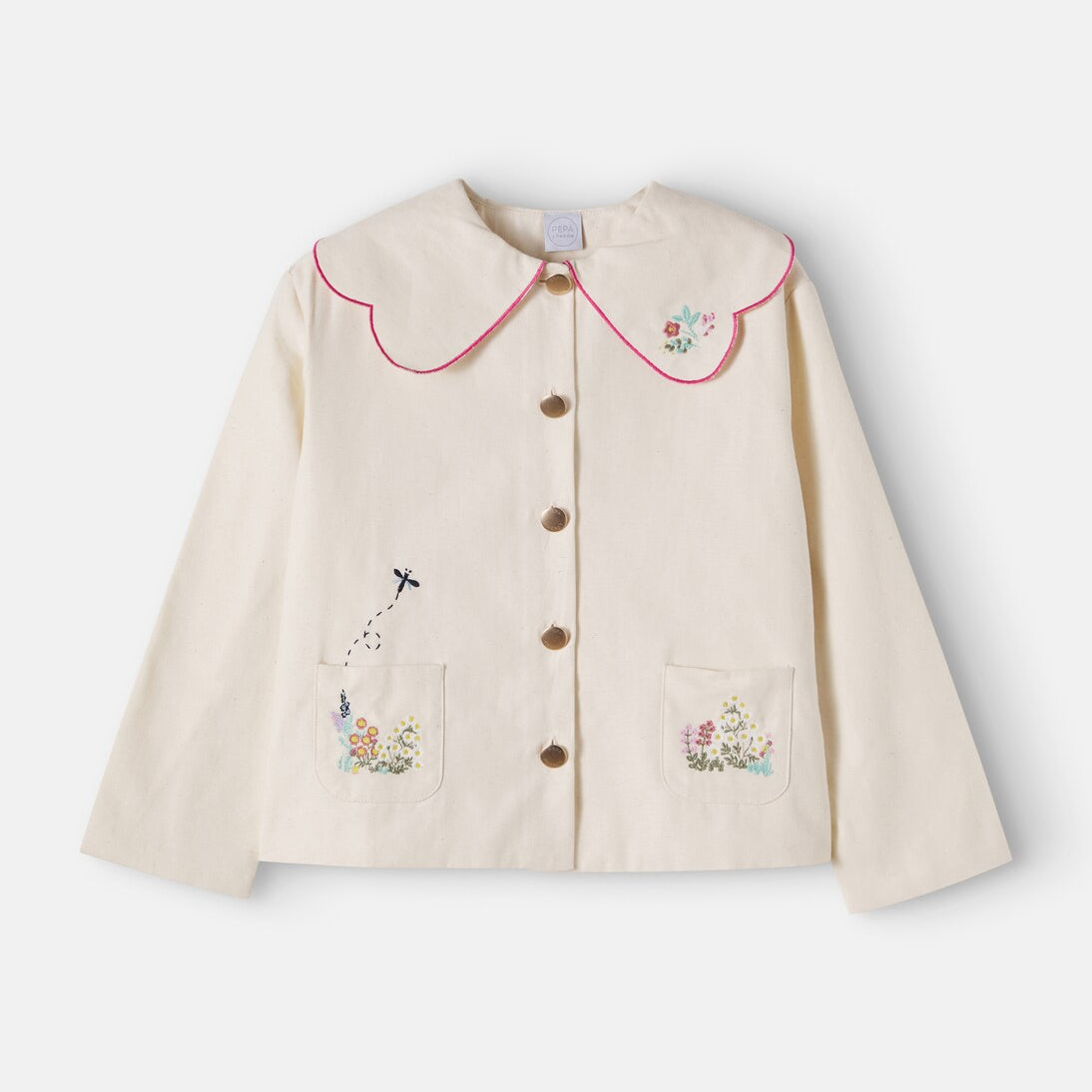 Pepa London - Embroidered cotton jacket