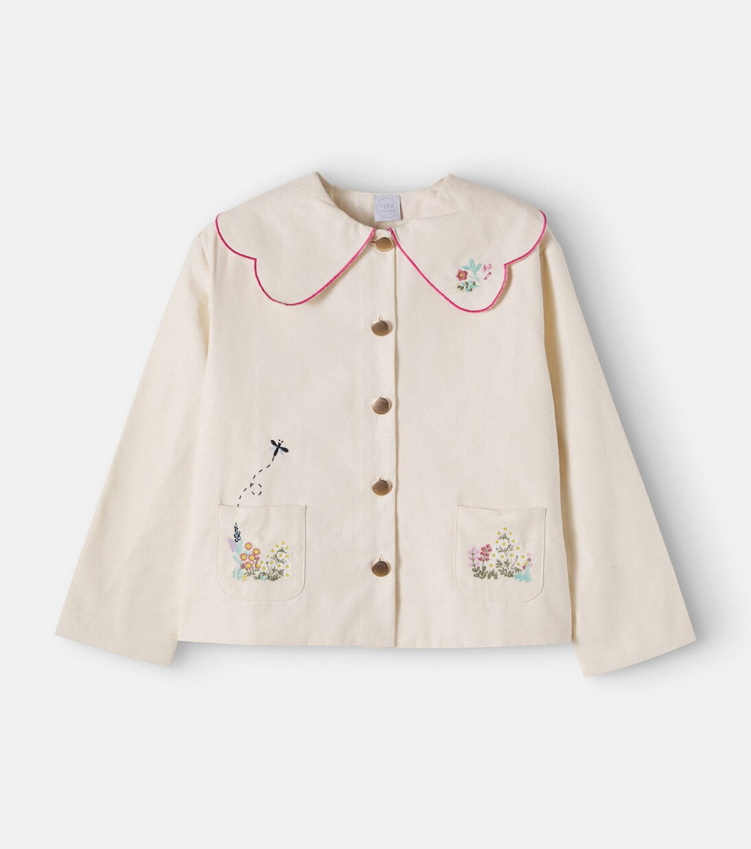 Pepa London - Embroidered cotton jacket