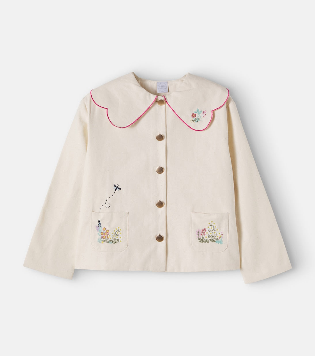 Pepa London - Embroidered cotton jacket