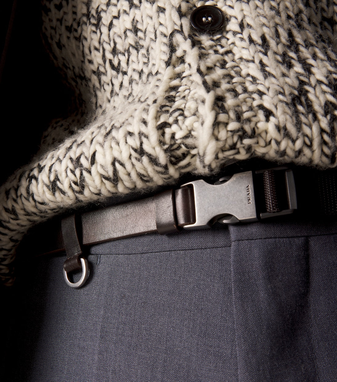 Prada - Leather belt