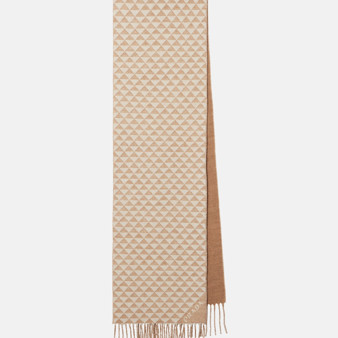 Prada - Symbole wool and cashmere scarf