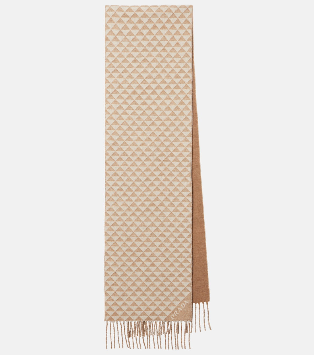 Prada - Symbole wool and cashmere scarf