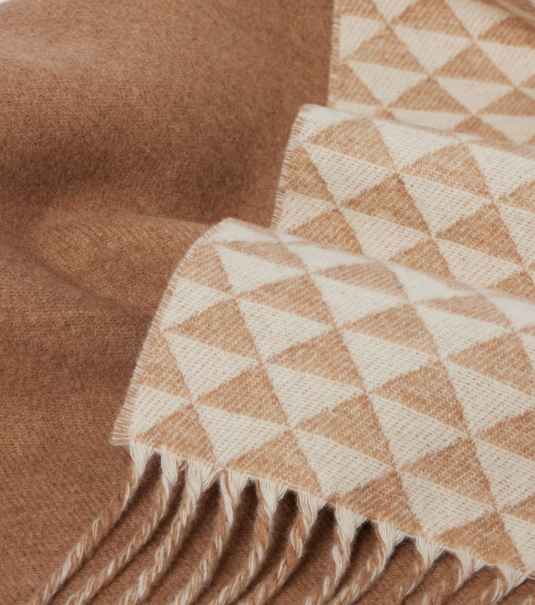 Prada - Symbole wool and cashmere scarf