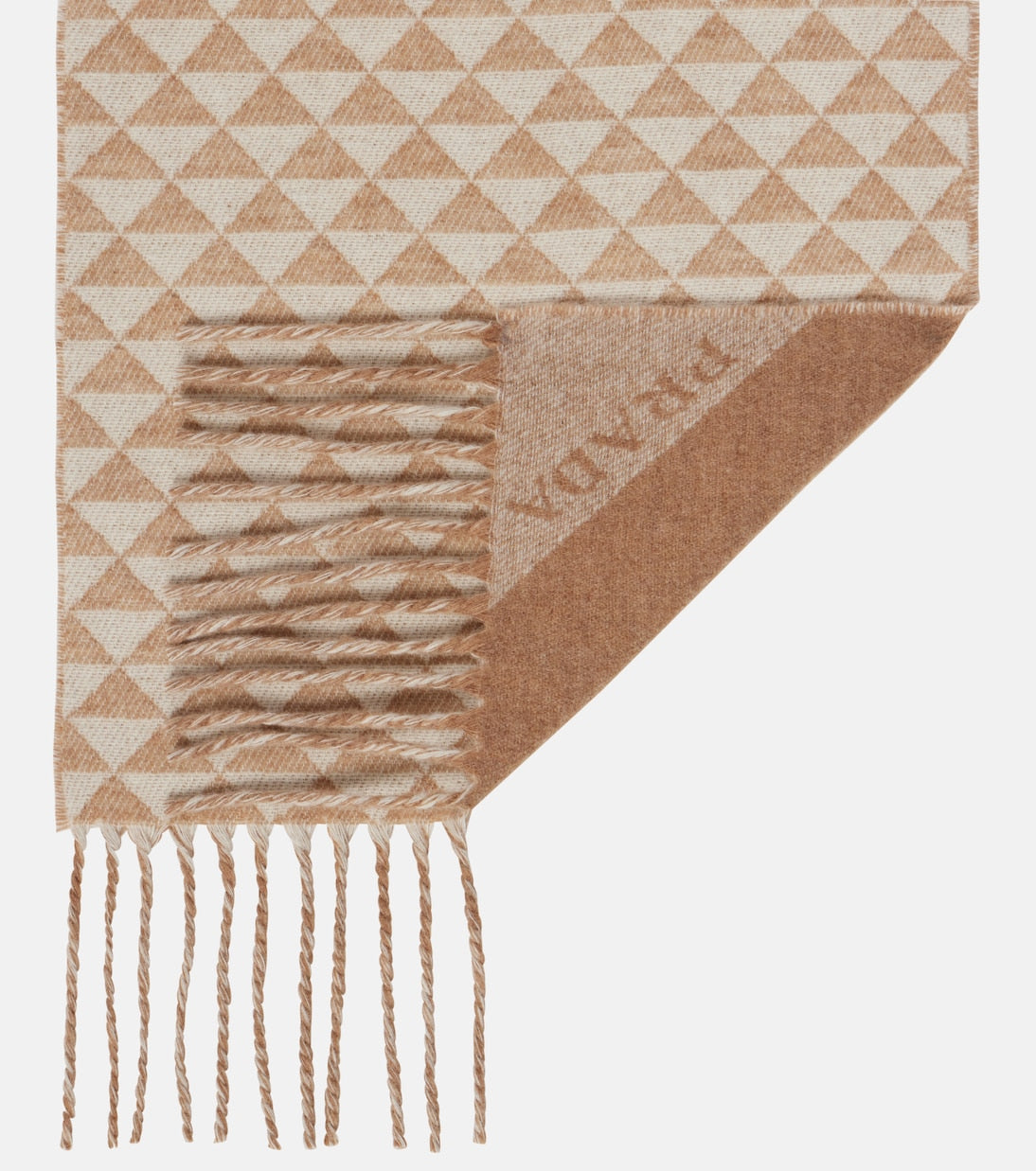 Prada - Symbole wool and cashmere scarf