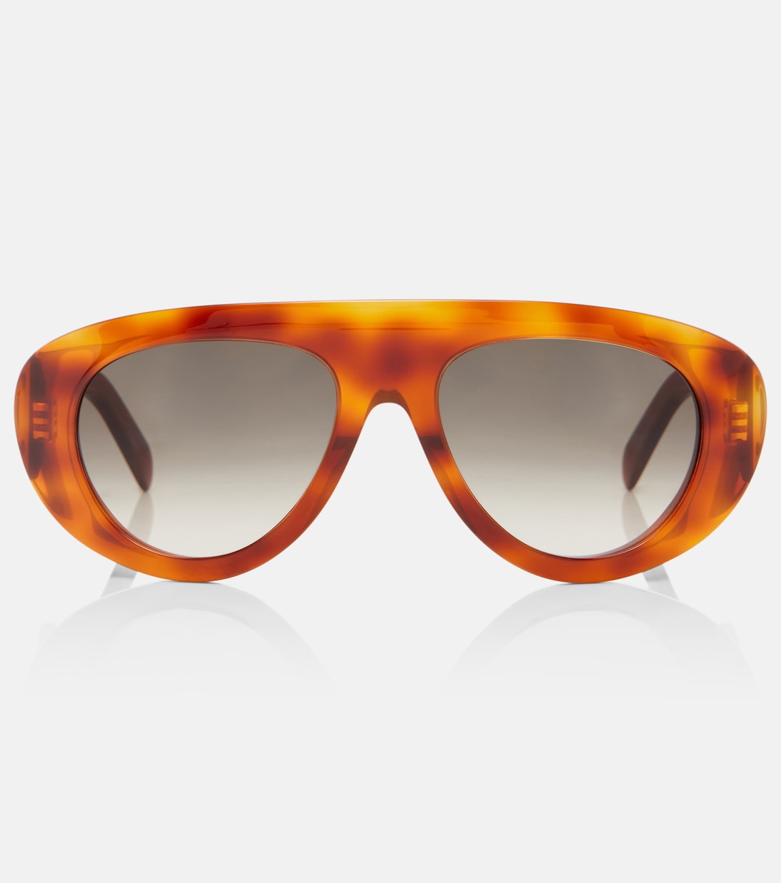 Celine Eyewear - Triomphe Stamp 01 flat-top sunglasses
