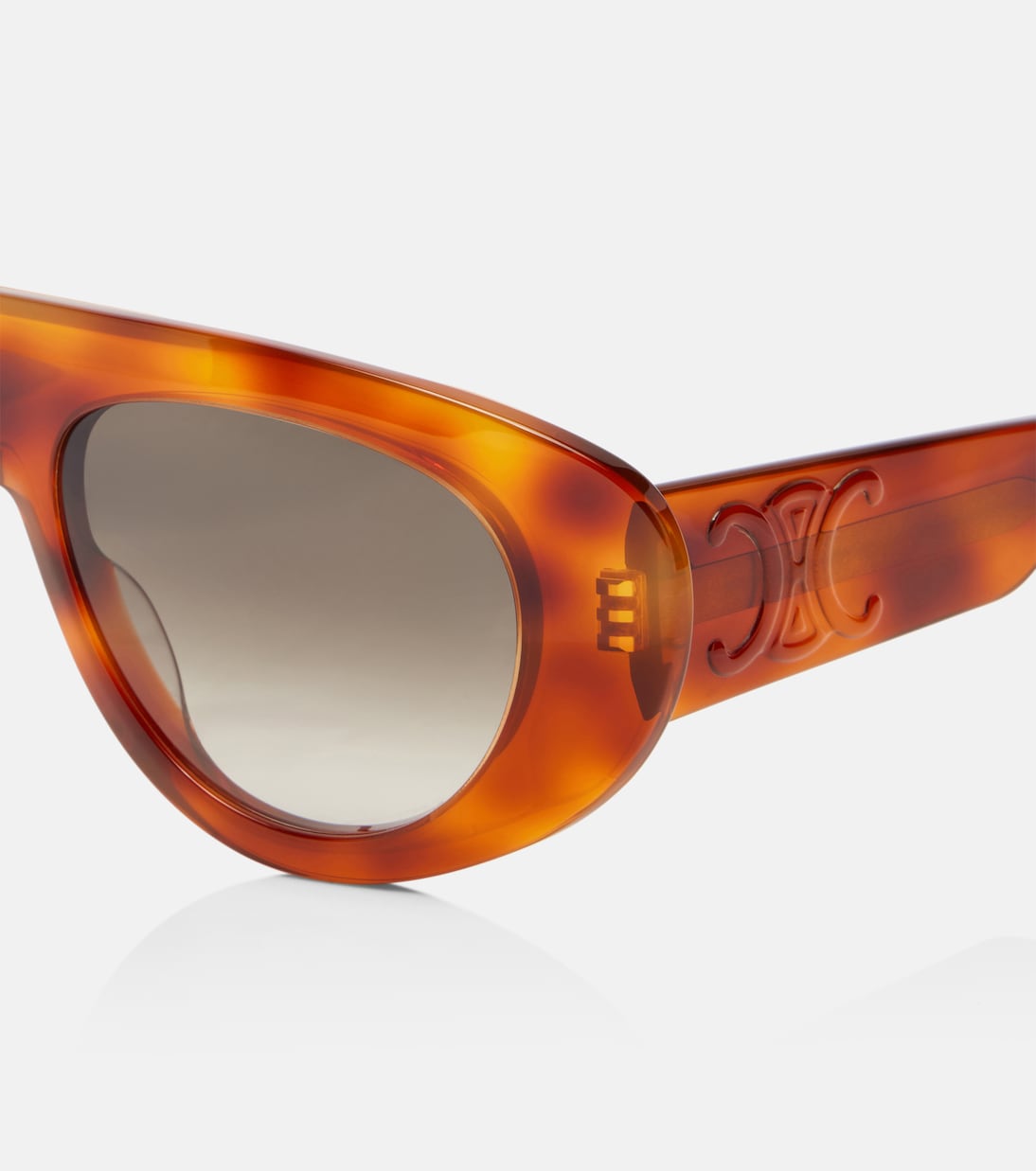 Celine Eyewear - Triomphe Stamp 01 flat-top sunglasses