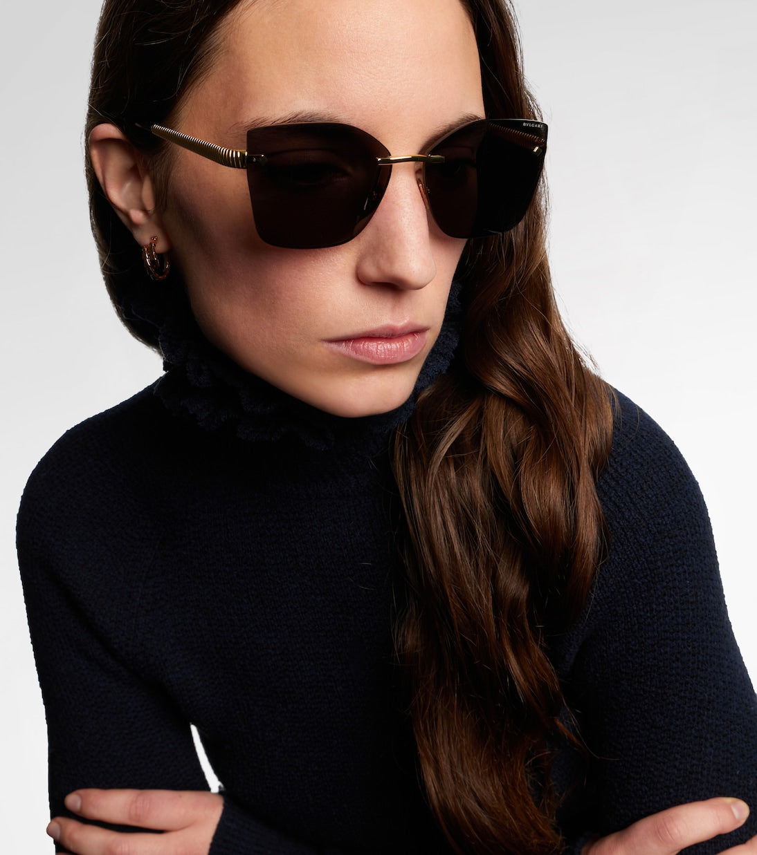 Bvlgari - Tubogas square sunglasses