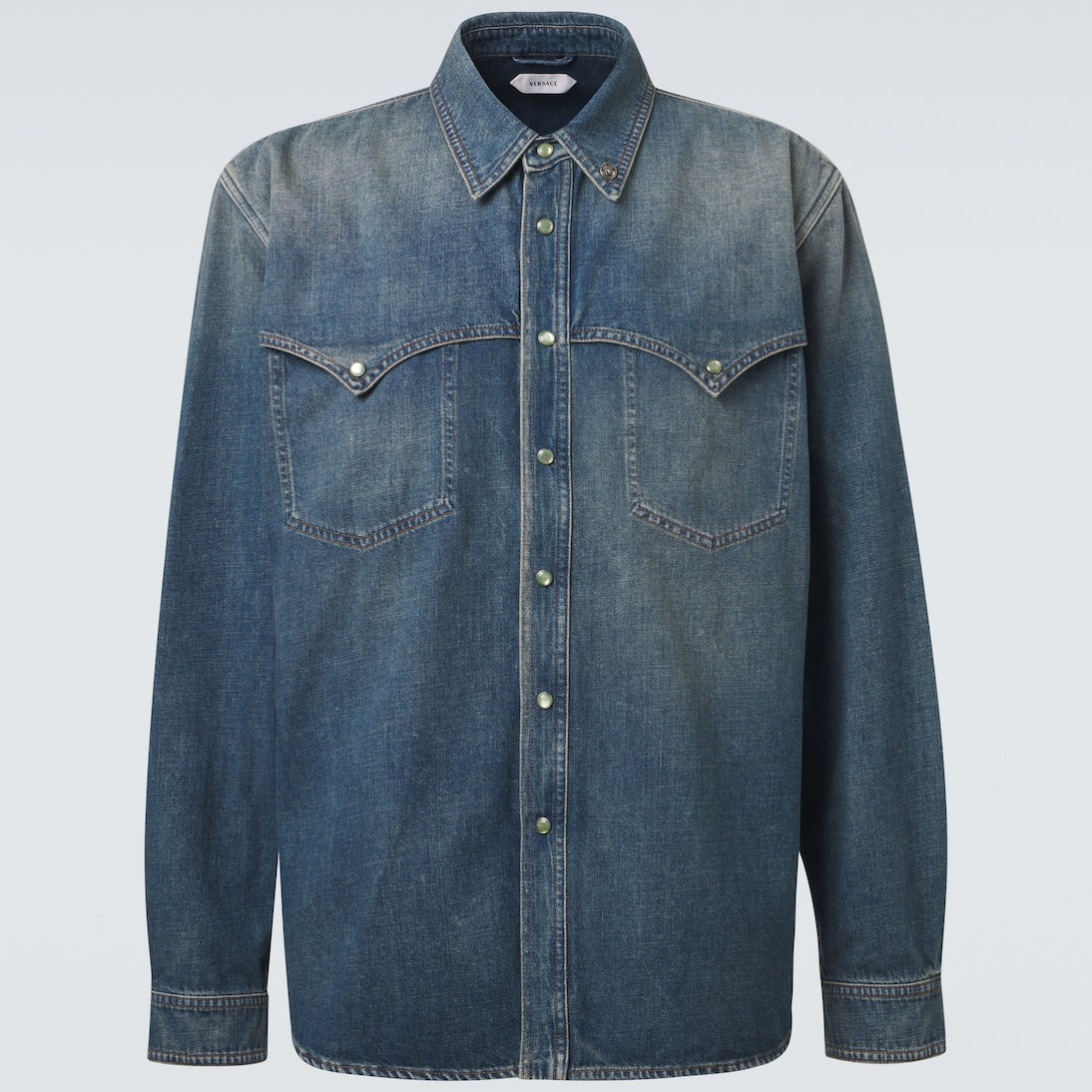 Versace - Medusa denim overshirt