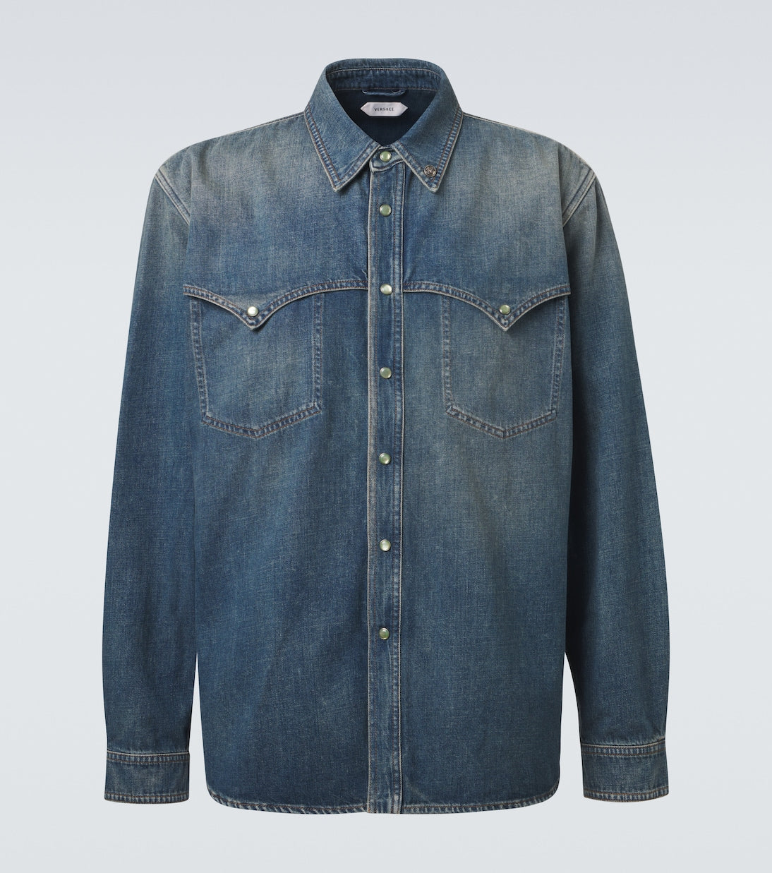 Versace - Medusa denim overshirt