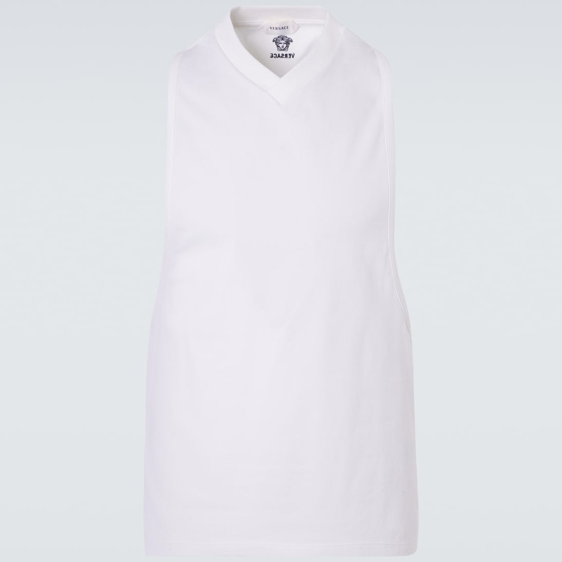 Versace - Cotton-blend jersey tank top