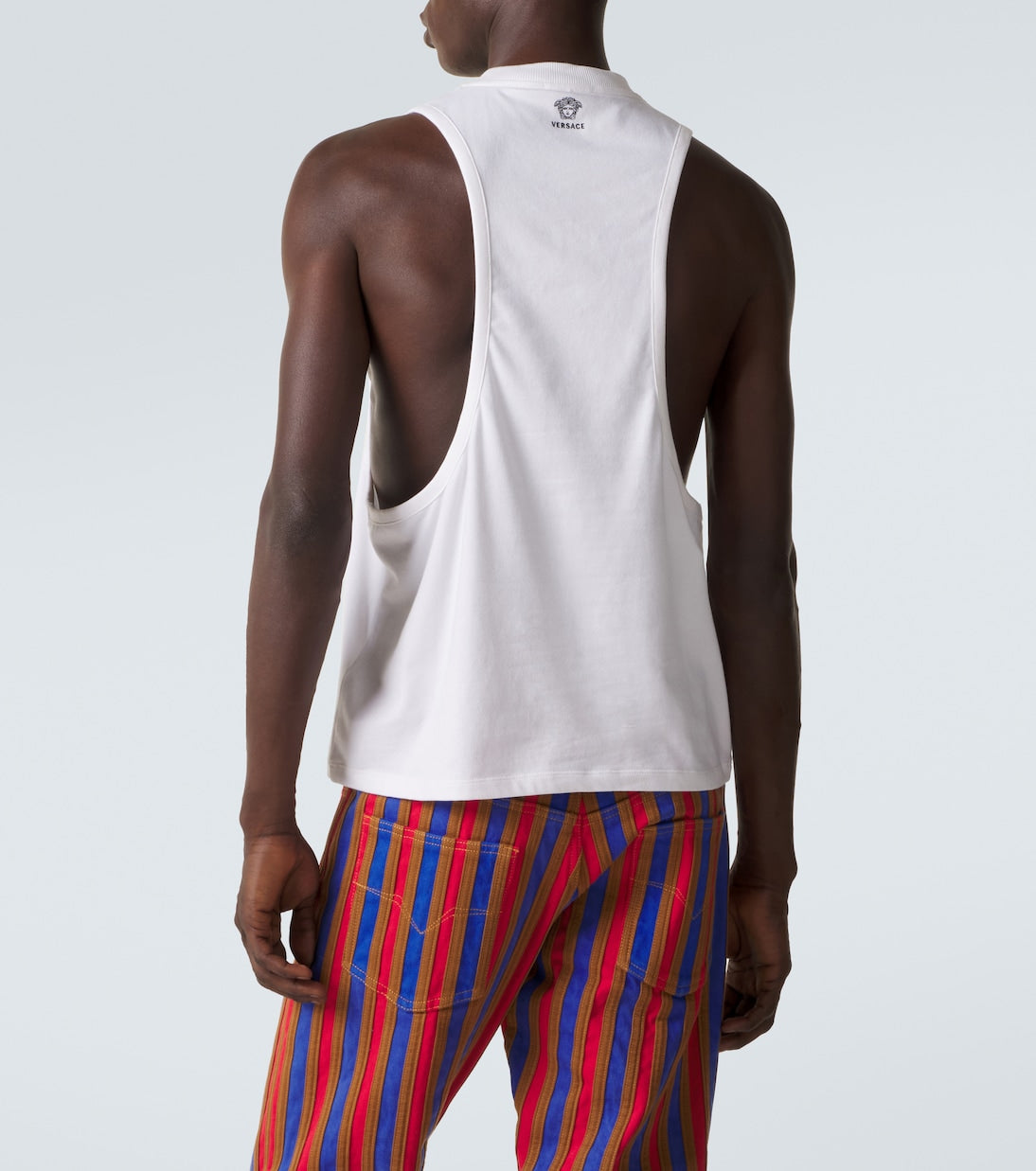 Versace - Cotton-blend jersey tank top