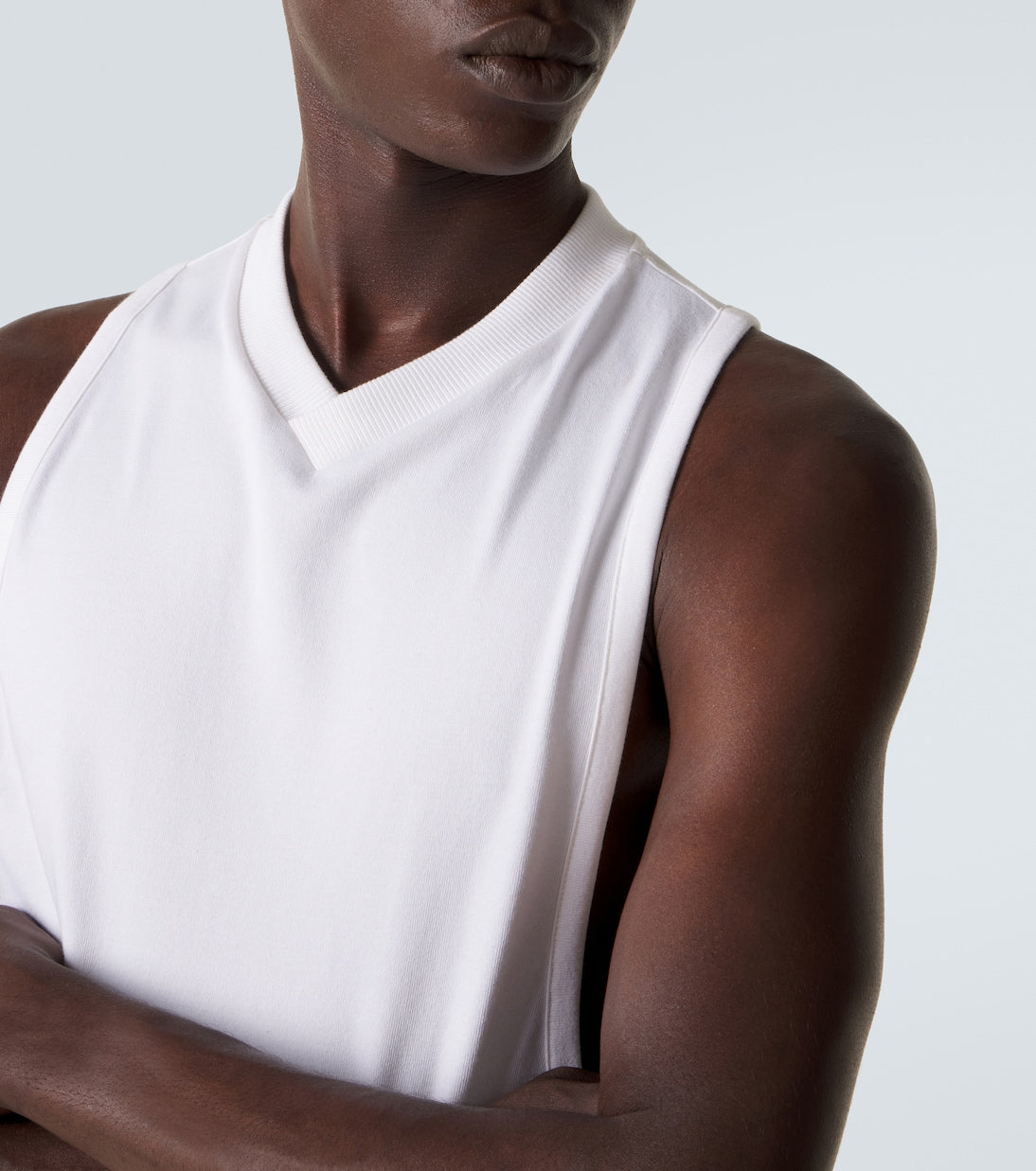 Versace - Cotton-blend jersey tank top