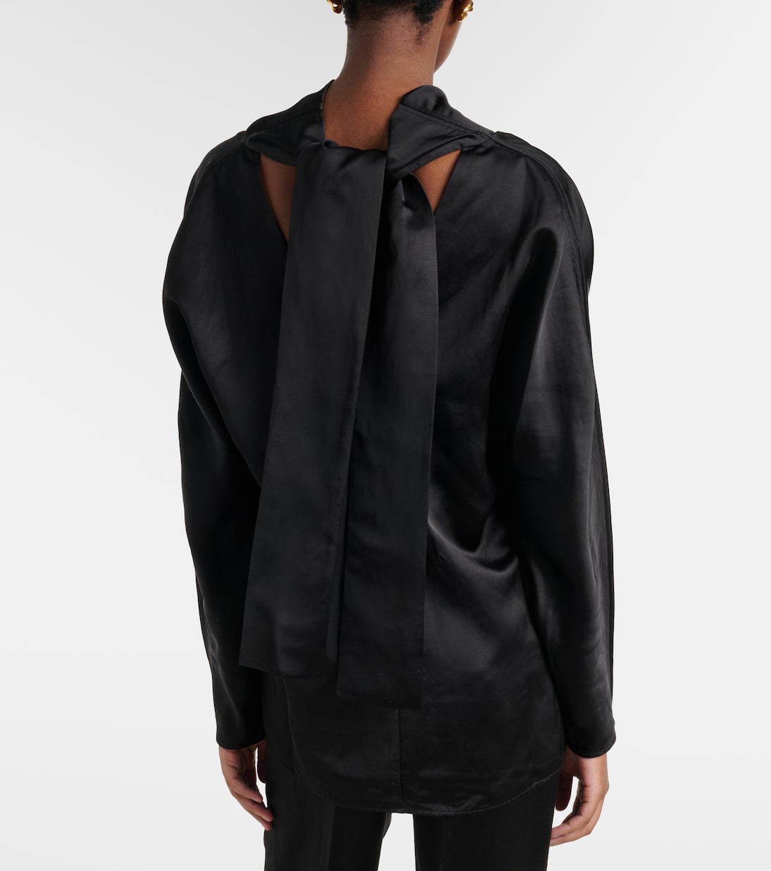 Toteme - Draped satin blouse